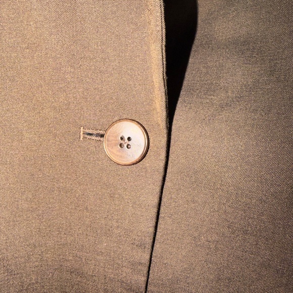 Talbots Chocolate Wool Blend Lined Blazer, Size 16 - Picture 5 of 14